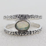 Ethiopian Opal Silver Ring