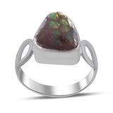 925 Sterling Silver Raw Herkimer Quartz Ring