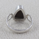 925 Sterling Silver Raw Herkimer Quartz Ring