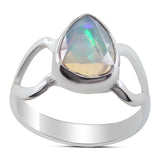 925 Sterling Silver Herkimer Quartz Rings