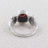 Garnet Silver Rings