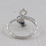 925 Sterling Silver Blue Topaz Ring