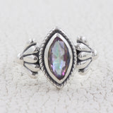 Mystic Quartz Silver Ring