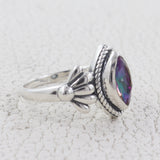 Mystic Quartz Silver Ring