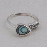 Rainbow Moonstone 925 Silver Ring