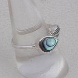 Rainbow Moonstone 925 Silver Ring