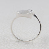 Rainbow Moonstone 925 Silver Ring