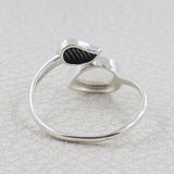 Rainbow Moonstone 925 Silver Ring