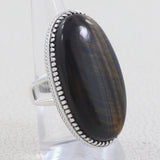 Tiger Eye Sterling Silver Rings