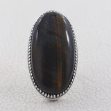 Tiger Eye Sterling Silver Rings