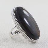Tiger Eye Sterling Silver Rings