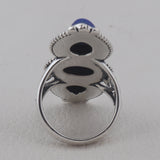 Lapis lazuli Silver Rings