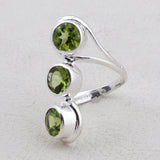 Garnet Silver Ring