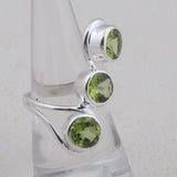 Garnet Silver Ring