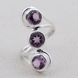 Garnet Silver Ring