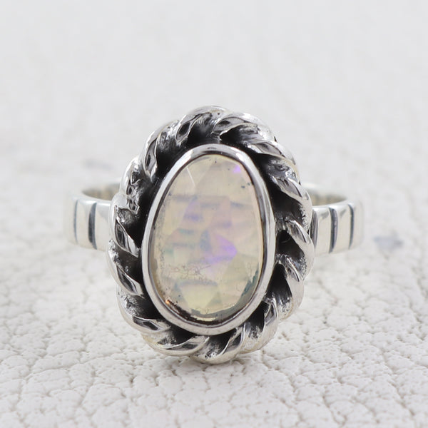 Ethiopian Opal silver Ring