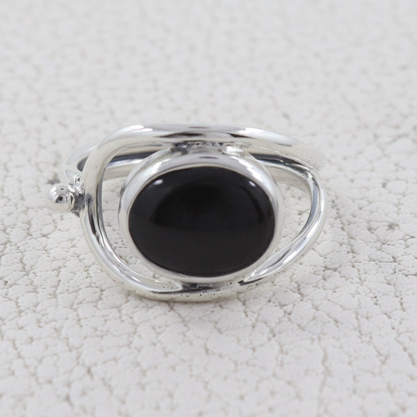 925 Sterling Silver Black Onyx Rings