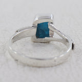 Natural Apatite Silver Ring