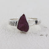 Natural Apatite Silver Ring