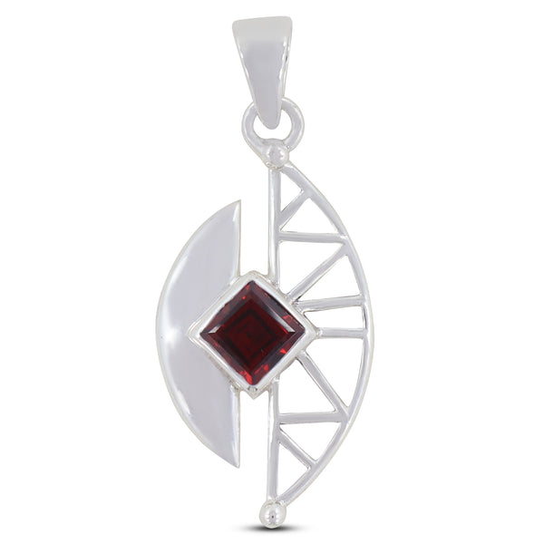 925 Sterling Silver Peridot Pendant
