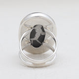 Moroccan Septarian Silver Rings