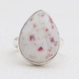 Pink Thulite Silver Rings