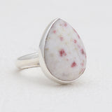 Pink Thulite Silver Rings