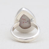 Pink Thulite Silver Rings