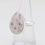 Pink Thulite Silver Rings