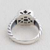 925 Sterling Silver Smoky Quartz Rings