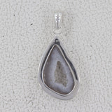 925 Sterling Silver Oco geode Pendant
