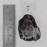 925 Sterling Silver Oco geode Pendant
