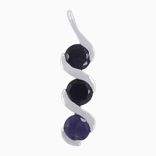 925 Sterling Silver Iolite Pendants