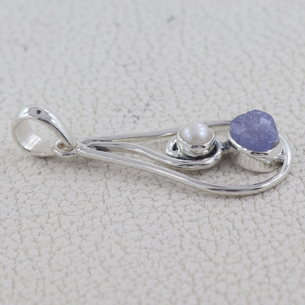 925 Sterling Silver Tanzanite Pendant