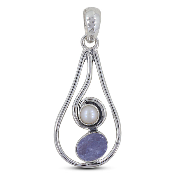 925 Sterling Silver Tanzanite Pendant