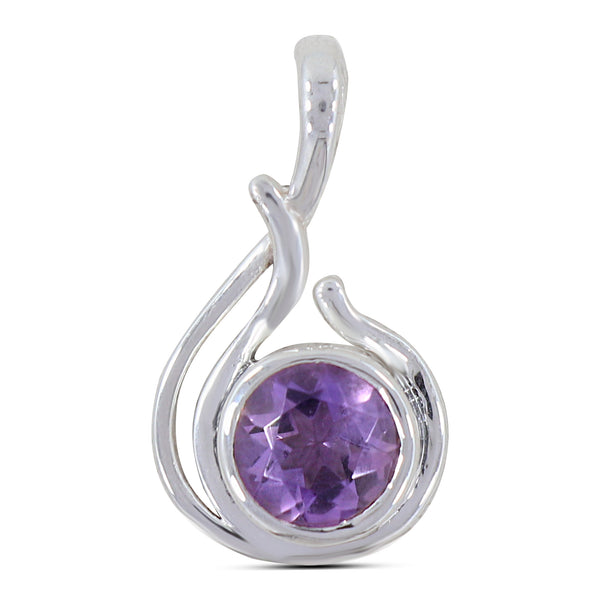 925 Sterling Silver Green Amethyst Pendants