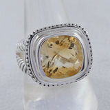 925 Sterling Silver Amethyst Ring