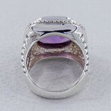 925 Sterling Silver Amethyst Ring