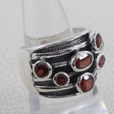925 Sterling Silver Blue Topaz Rings