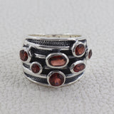 925 Sterling Silver Blue Topaz Rings