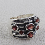 925 Sterling Silver Blue Topaz Rings