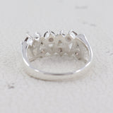 Natural Peridot Silver Rings