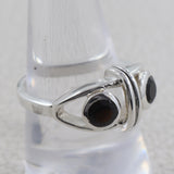 Black Onyx Silver Rings