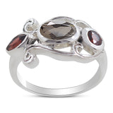 925 Sterling Silver Blue Topaz Silver Ring