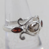925 Sterling Silver Blue Topaz Silver Ring