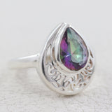 Mystic Quartz Silver Rings