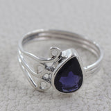 Iolite 925 Sterling Silver Ring