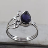 Iolite 925 Sterling Silver Ring