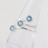 Blue Topaz Silver Rings