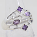 Amethyst Silver Ring
